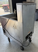 Pitco. 75lbs VAT floor model with control board. Natural Gas.
