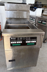 Pitco. 75lbs VAT floor model with control board. Natural Gas.