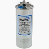 Bluefin 50/5 MFD Round Dual Motor Run Capacitor (440/370V)